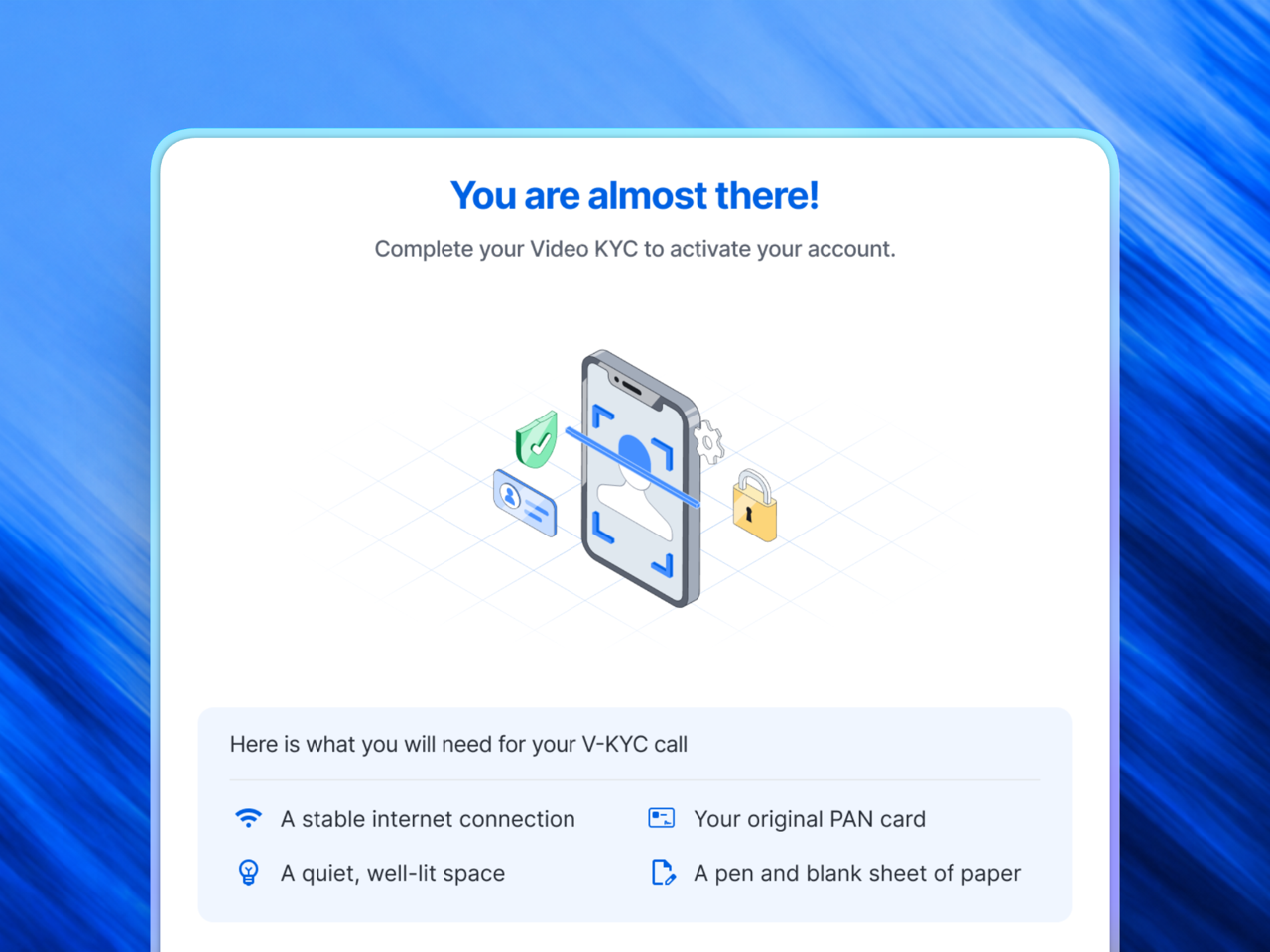 Verify on a video call