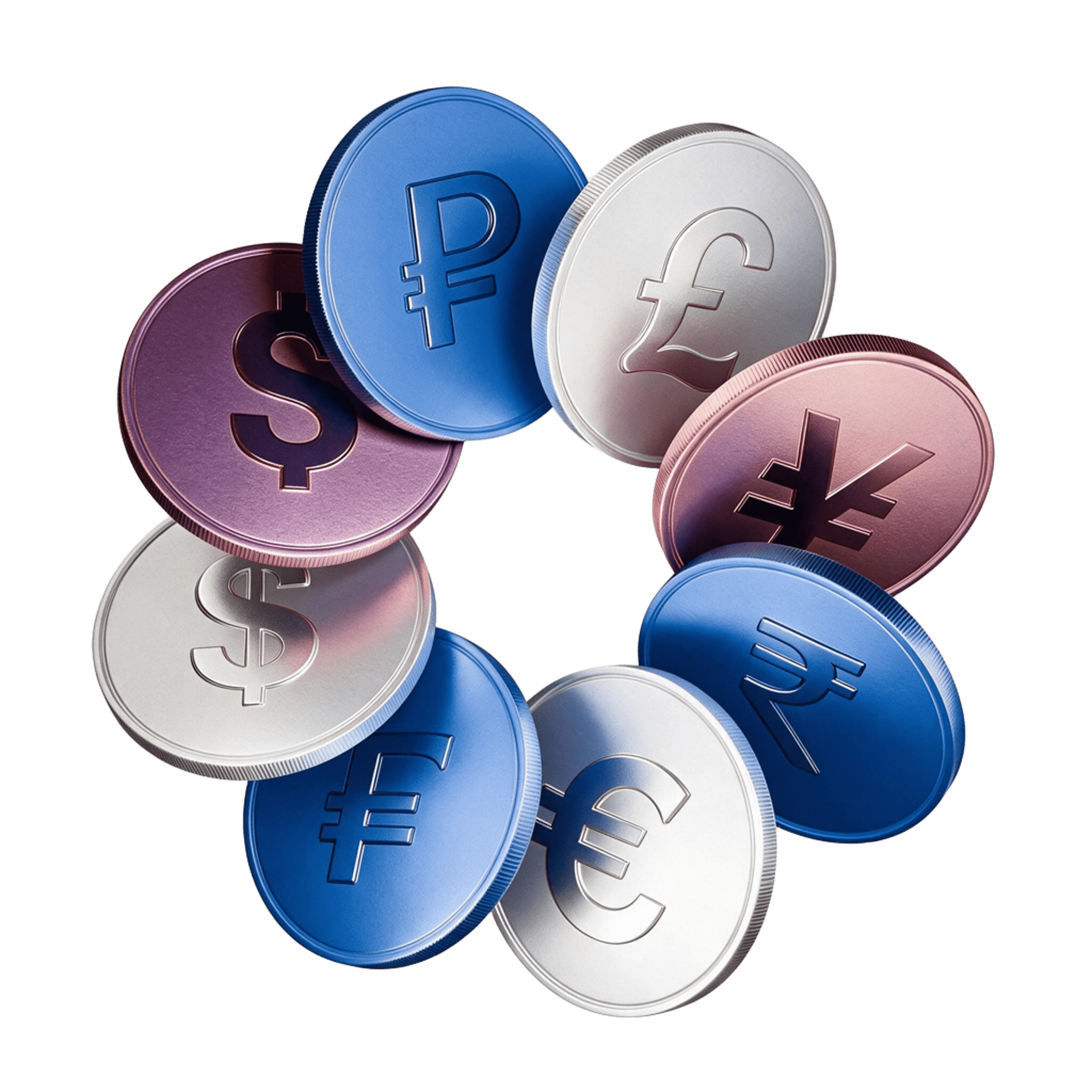 Multiple currency coins